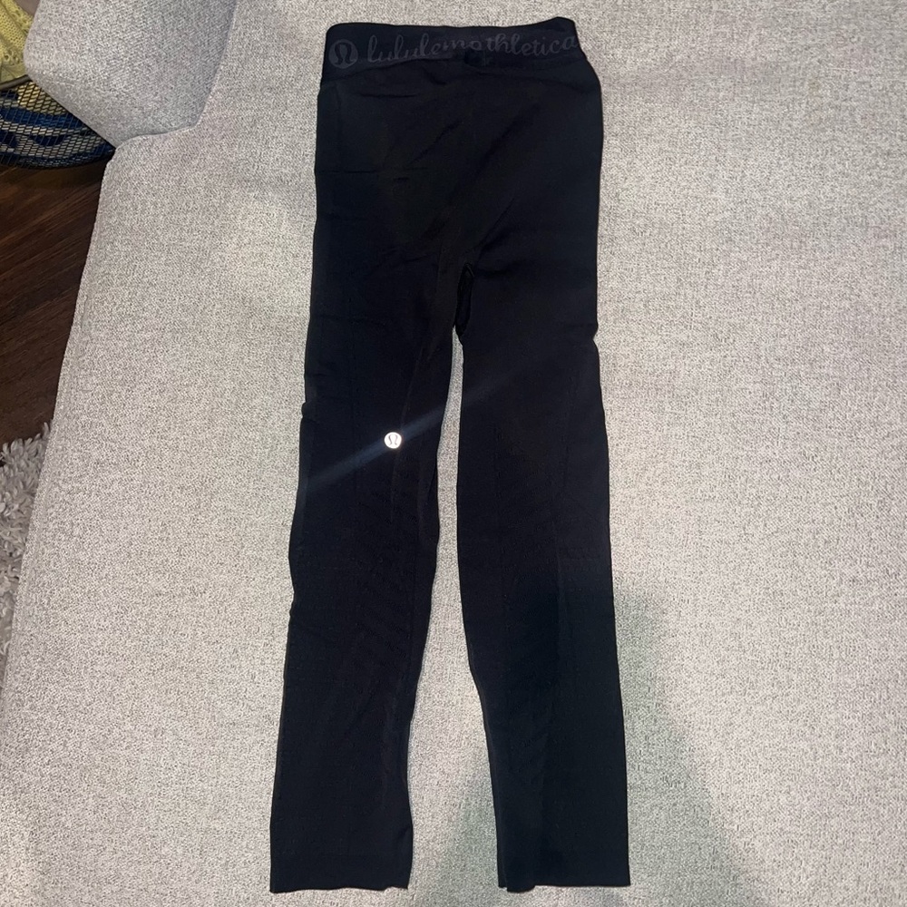 Lululemon Cropped Black Leggings Size 2